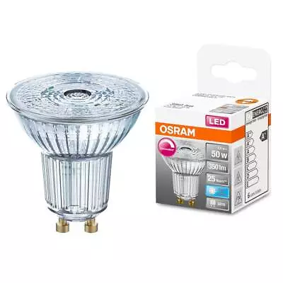 £3.64 • Buy Osram LED PAR16 Glass Reflector 5,5W=50W GU10 Neutral White 4000K Ra > 90 Dimmer